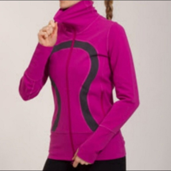 lululemon athletica Jackets & Blazers - Lululemon In Stride Jacket Dew Berry/Black
